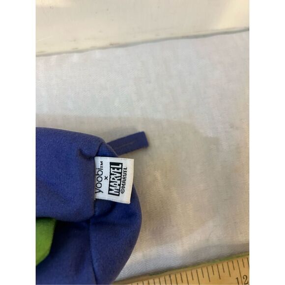 Yoobi & Marvel Hulk green purple pencil zipper case new 10"x4" - Picture 5 of 5